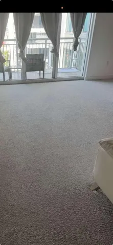 new carpet was installed July 1, 2026