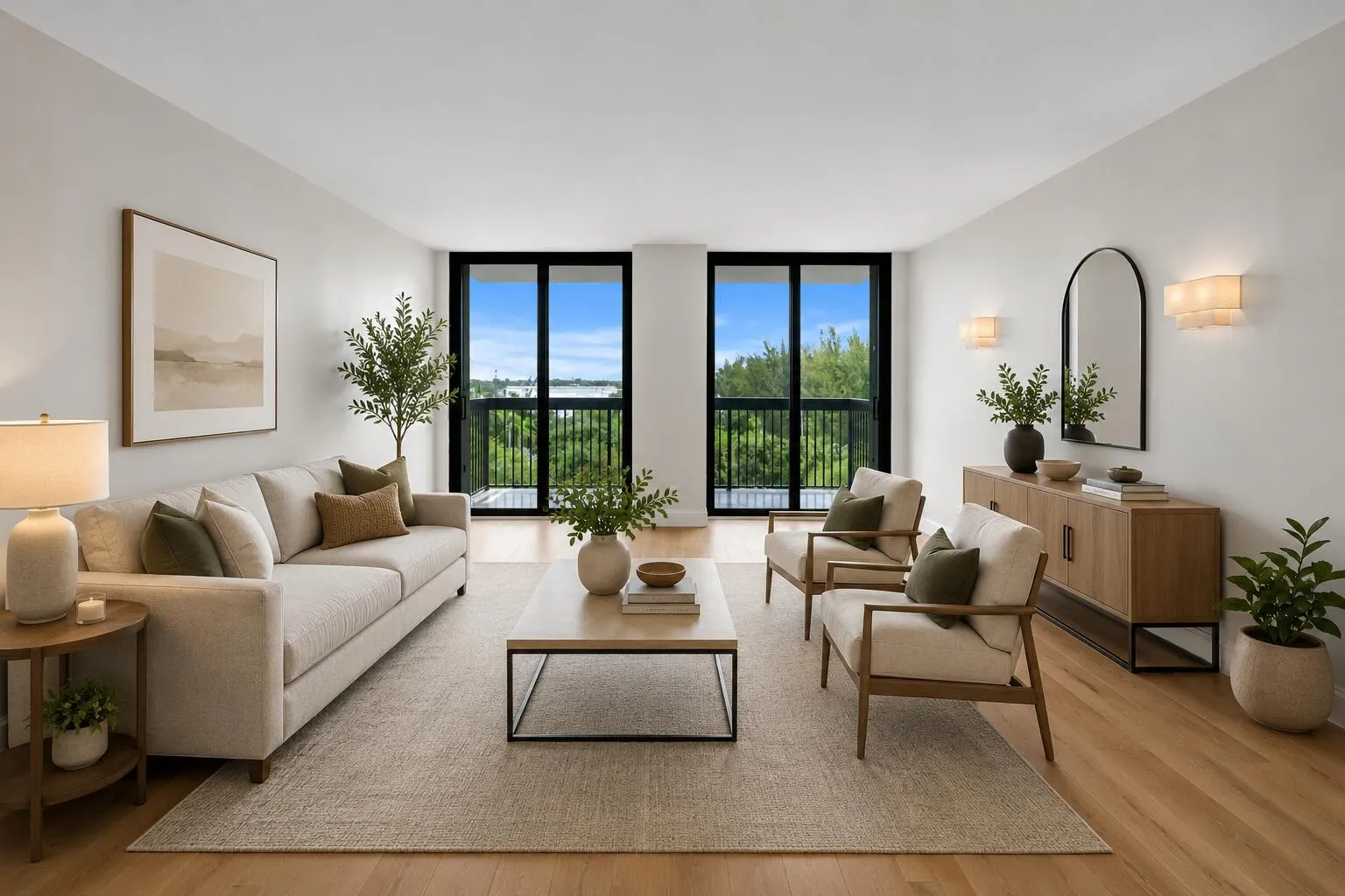 Staged _ living room