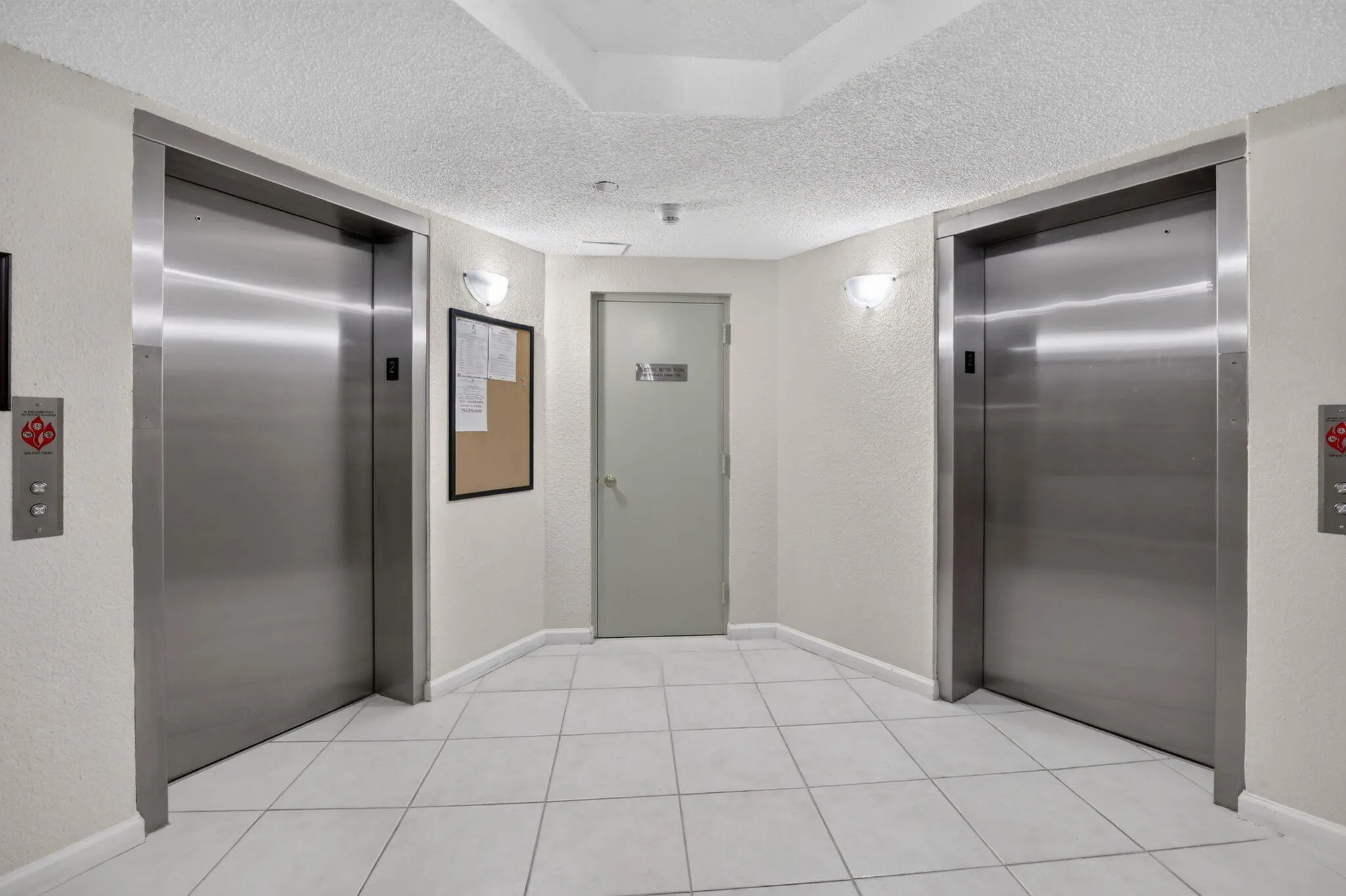 Two elevators for extra convenience!