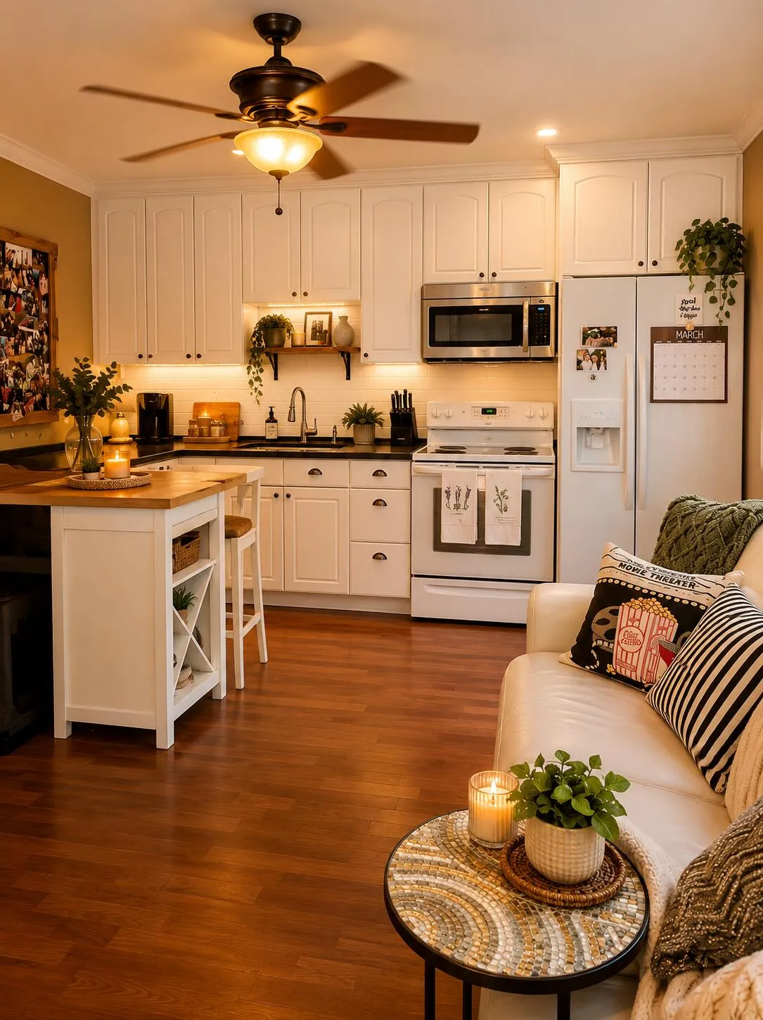 Back Cottage Kitchen/Living room