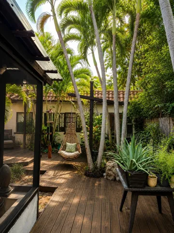 view of cottage in back