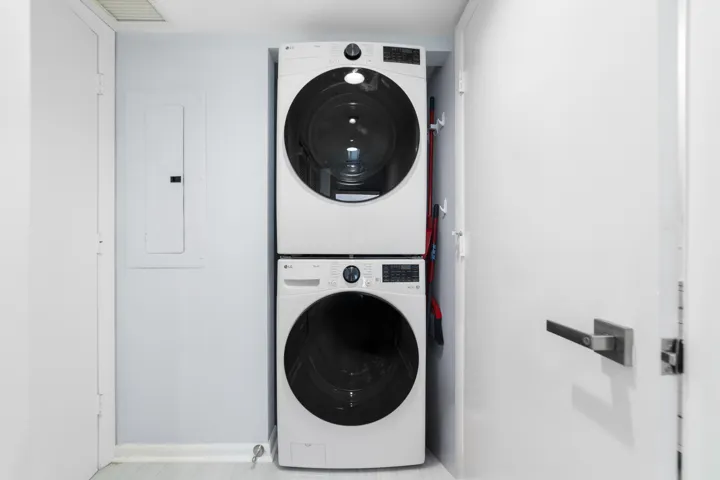 Laundry closet