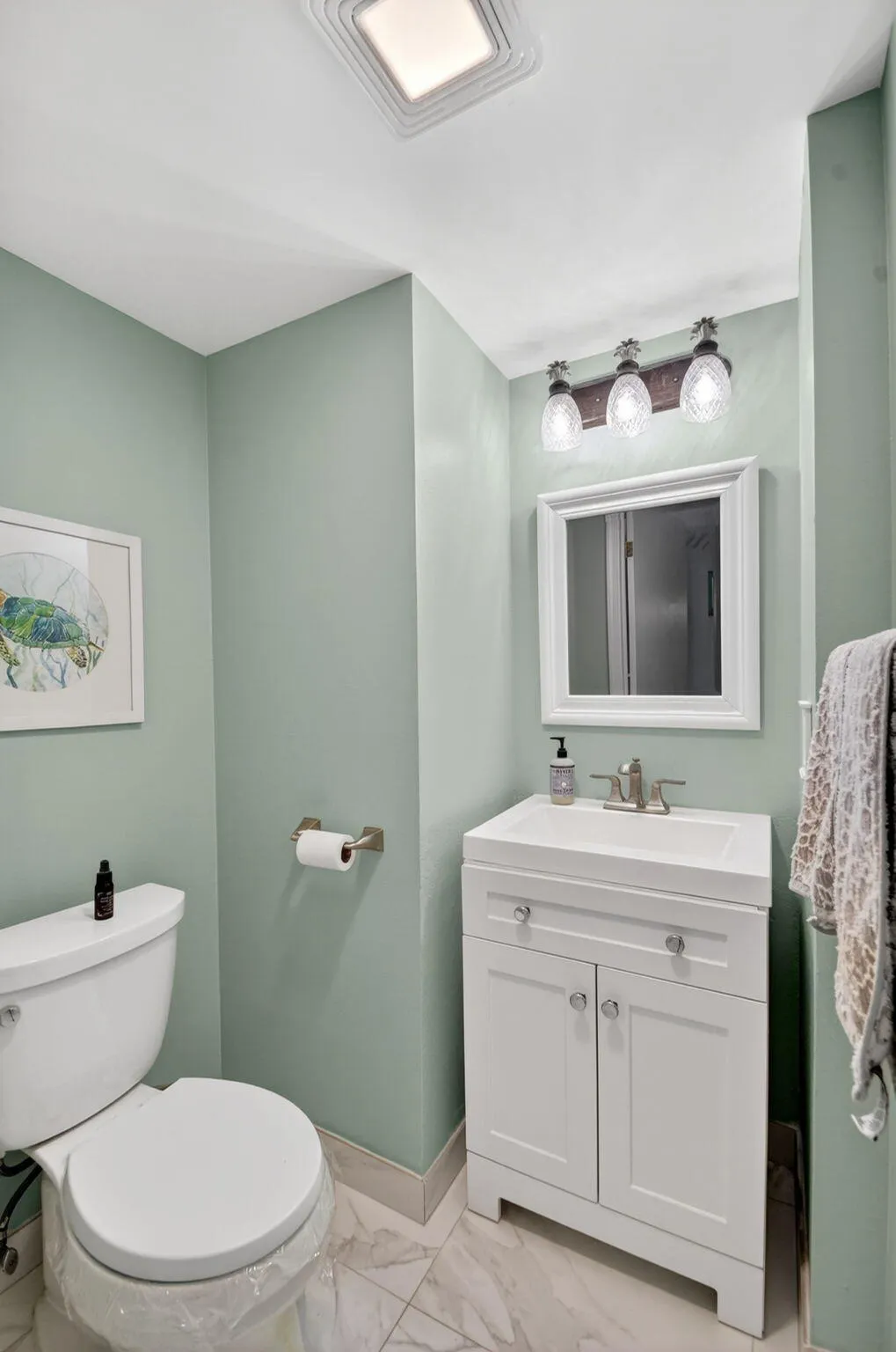 guest half bath