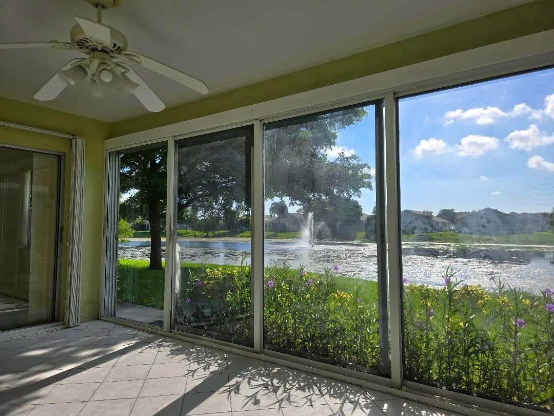 Fully Enclosed Back Patio