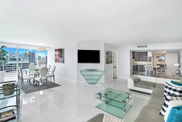 wide view of unit