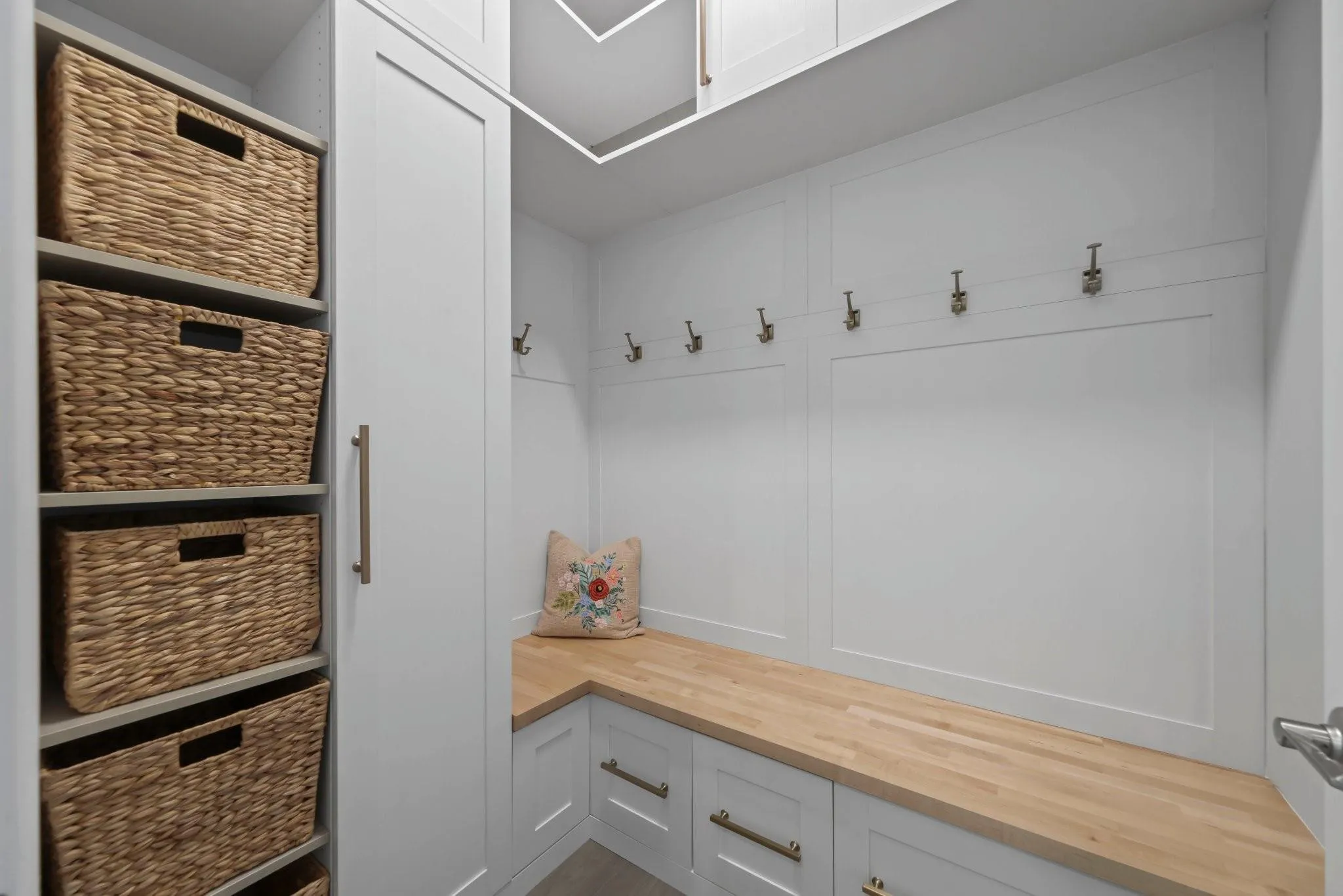 Custom mudroom
