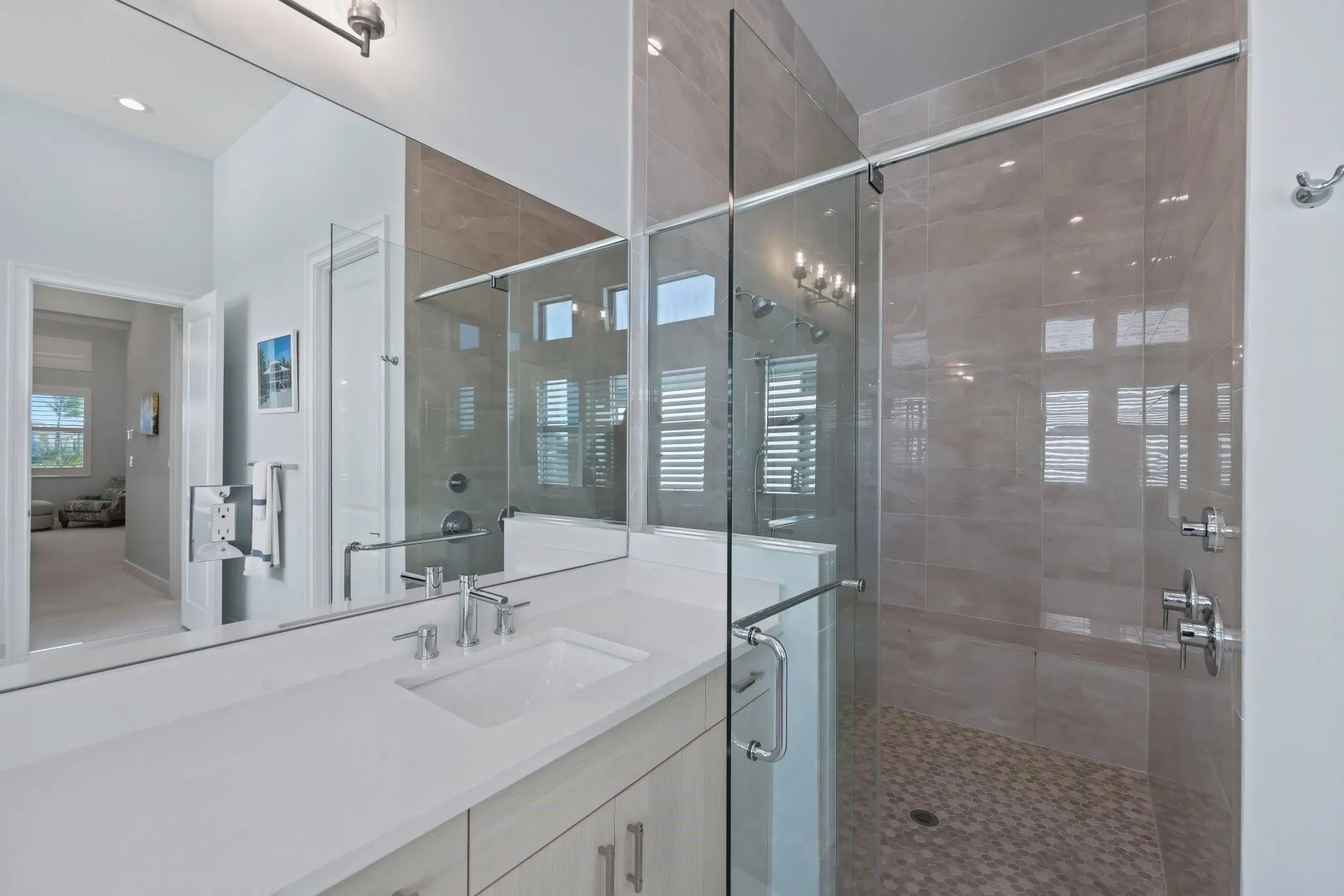 Glass shower