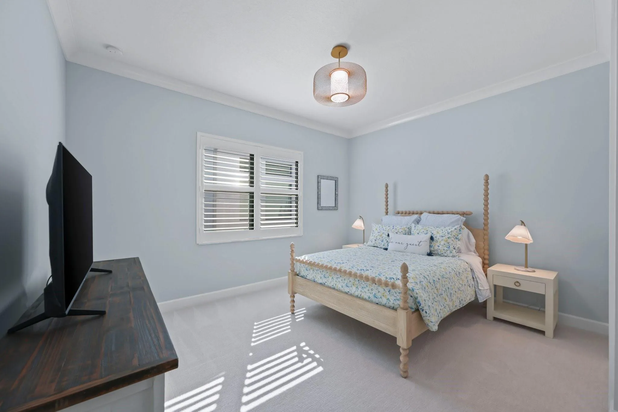 Guest Room with walk-in closet
