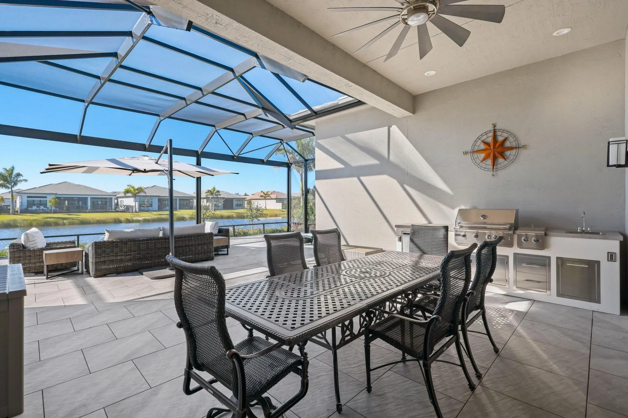 Outdoor Dining + sunset views