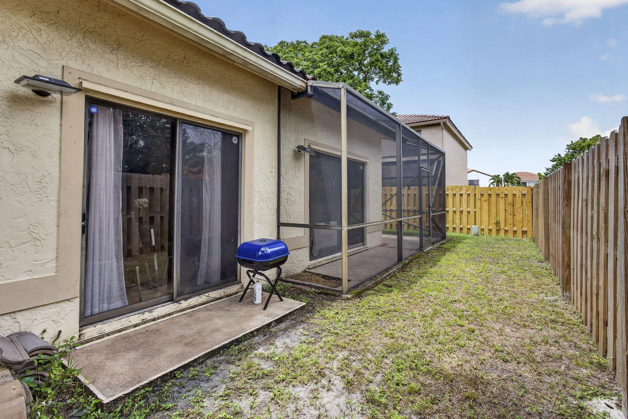 Fenced in Backyard