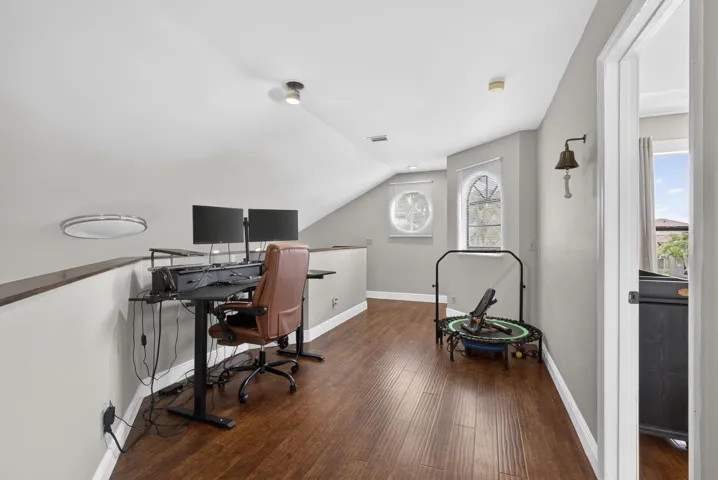 Loft area for office or playroom