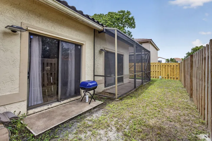 Fenced in Backyard