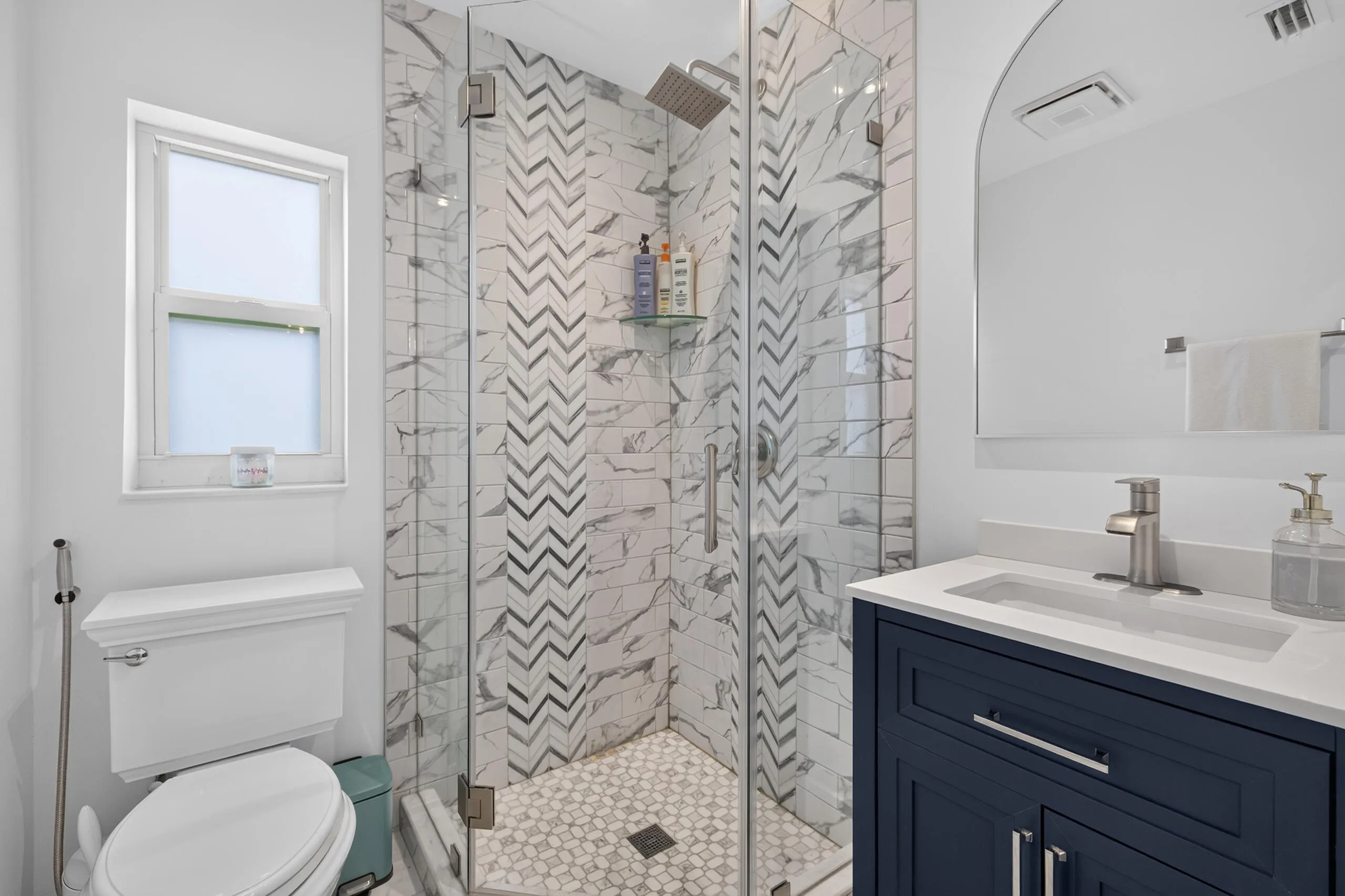 Bathroom connected to the primary bedroom.
