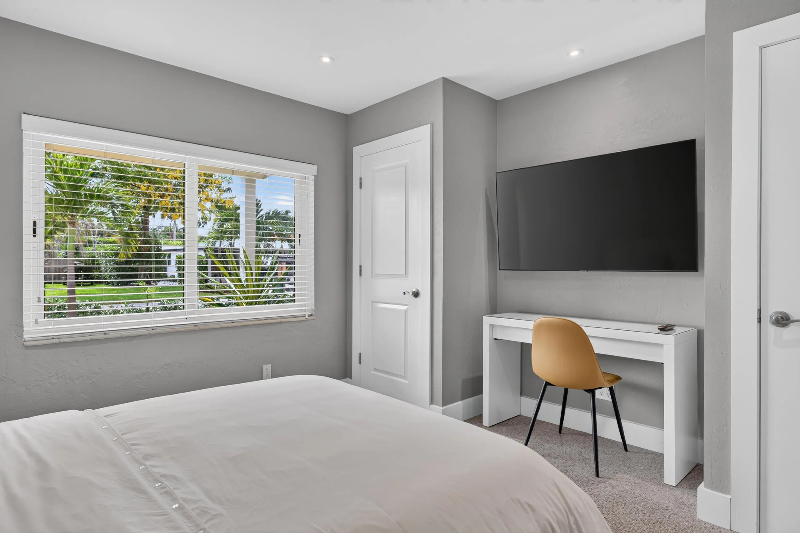 Bedroom #1 with two closets.
