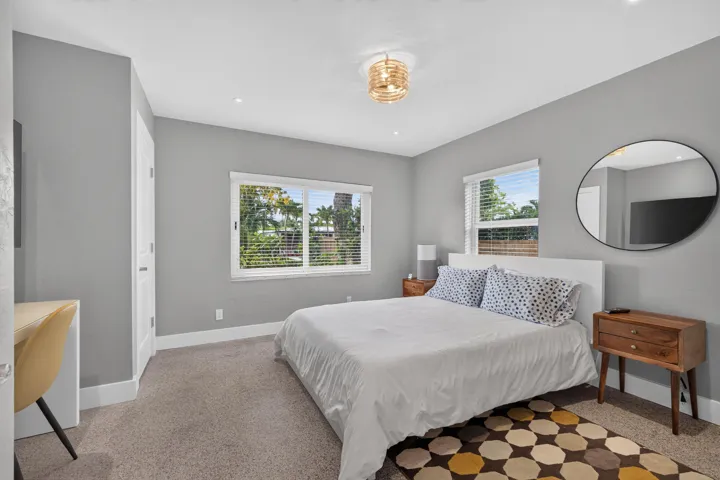 Bedroom #2 with two closets.