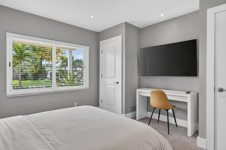 Bedroom #1 with two closets.
