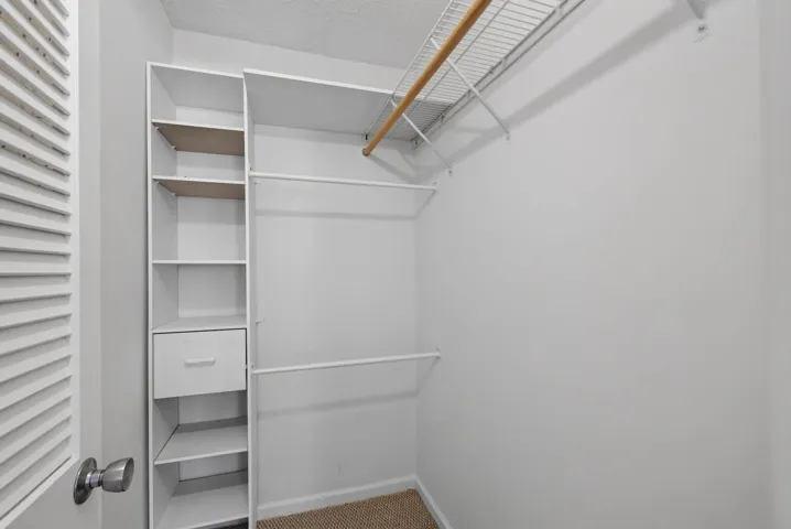 Primary closet