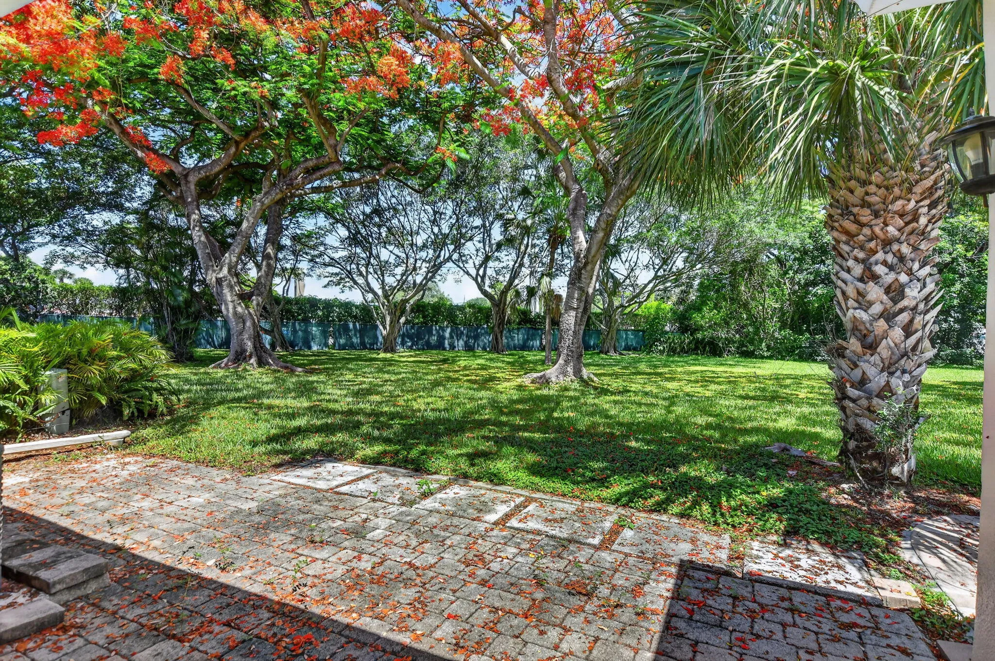 Patio with Garden View