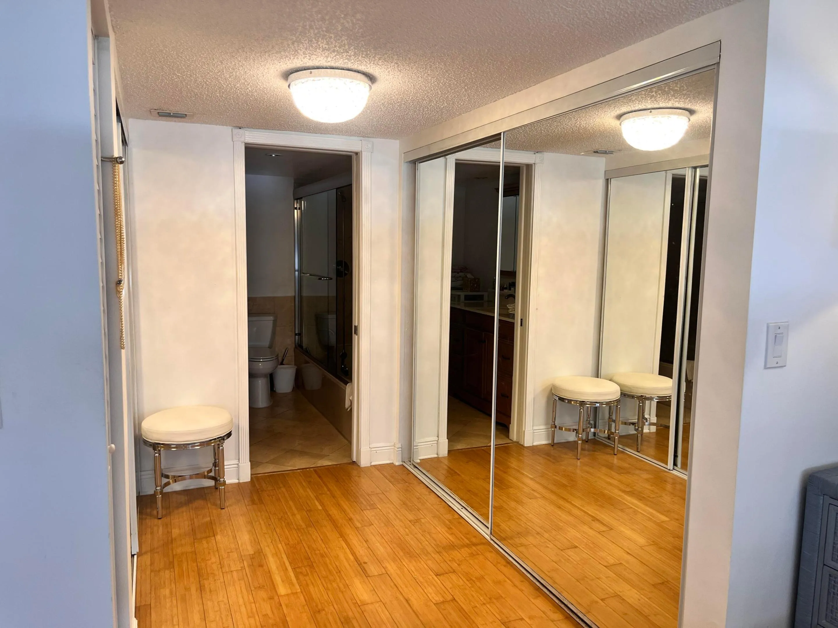 Primary Bedroom dressing area & closets