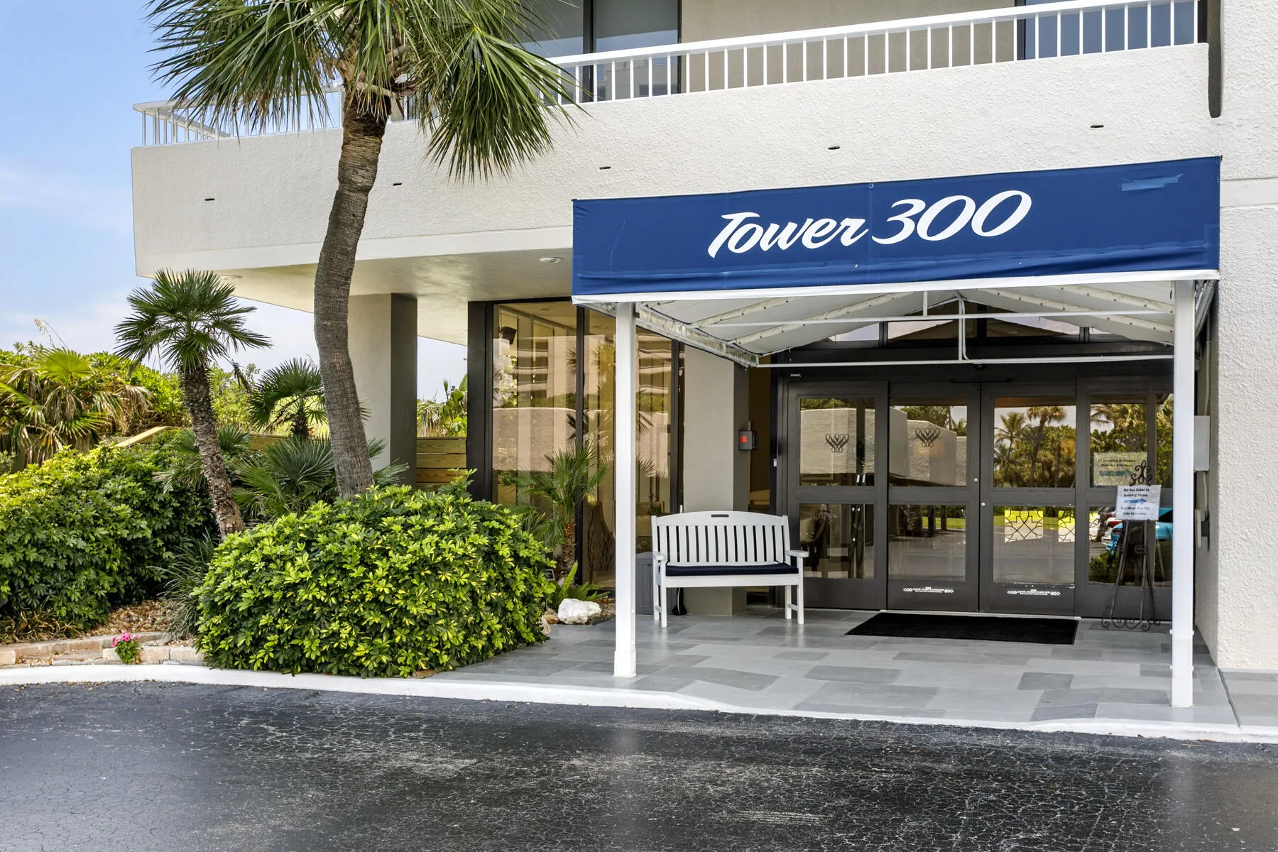 Building front entrance