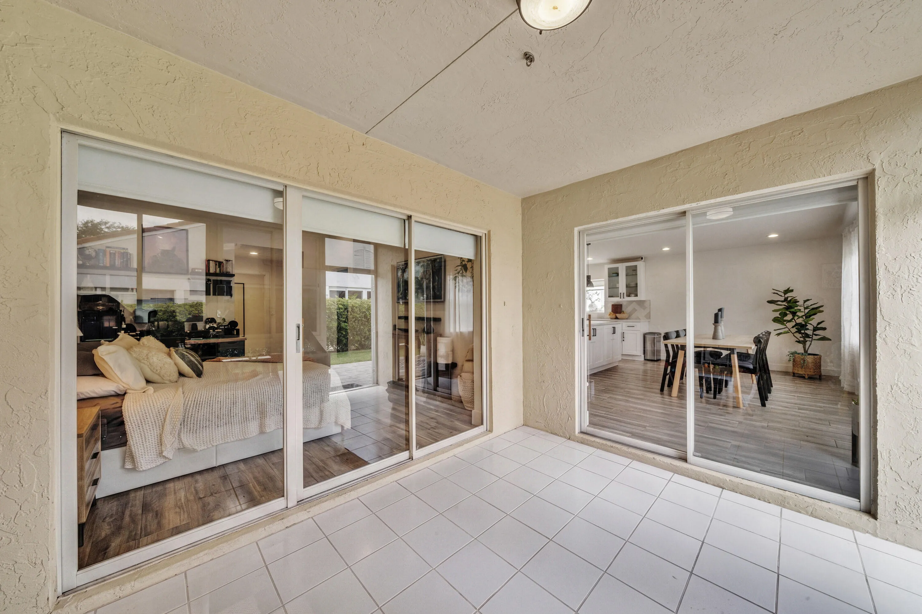 Sliding Glass Doors to Main Living Areas