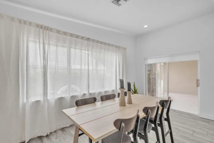 Bright Dining Area with Large Window