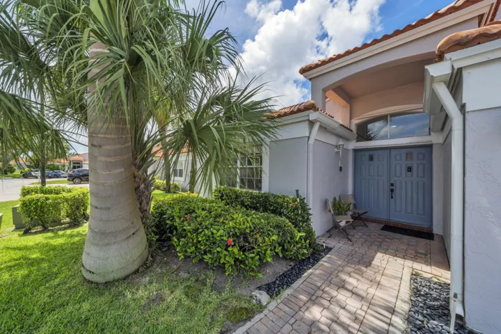Charming Exterior Entrance with Double Door Entry