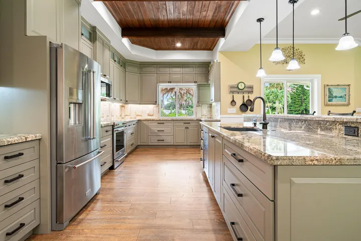 Custom Wood Beam Ceiling