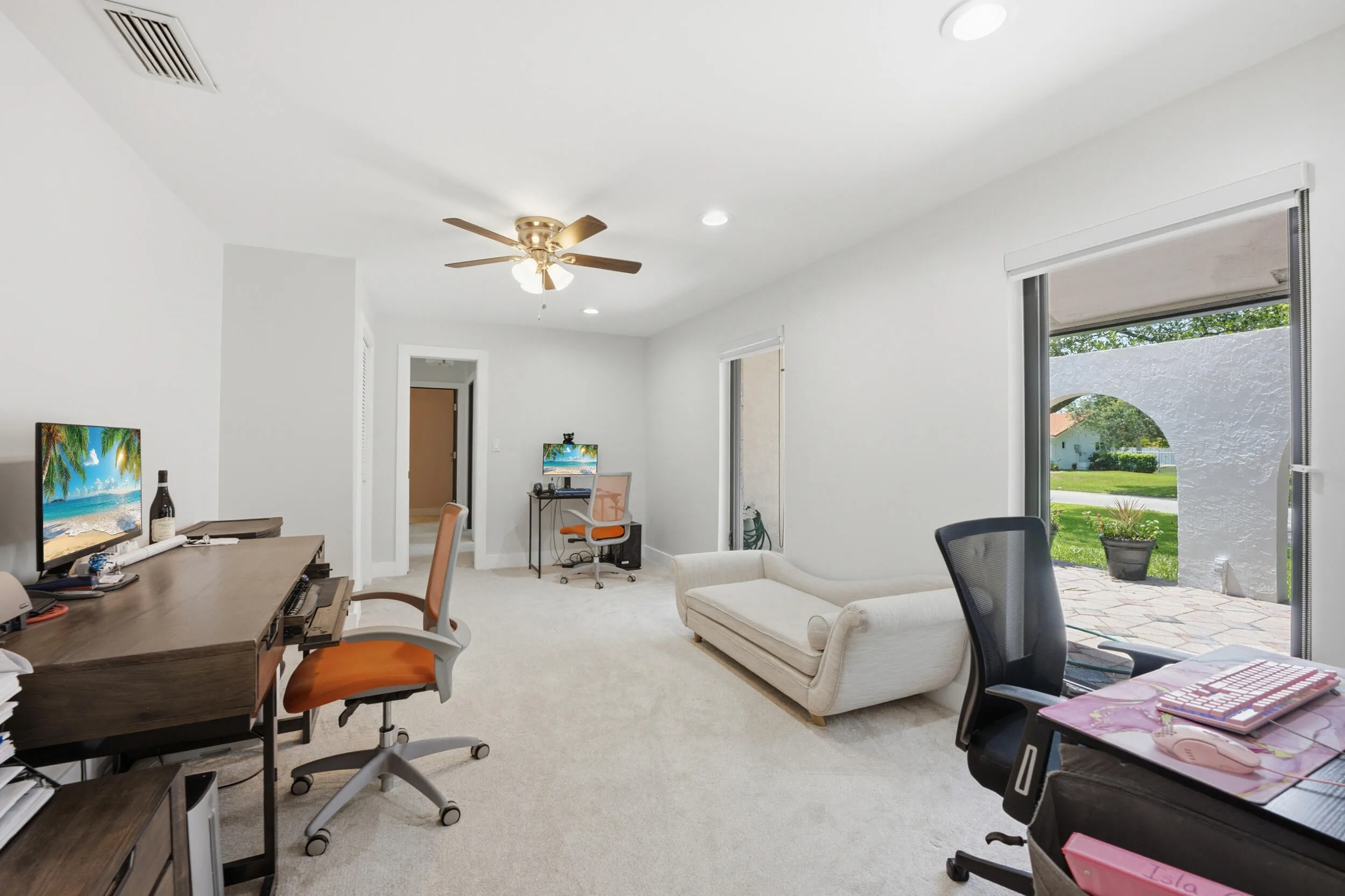 4th bedroom used as office