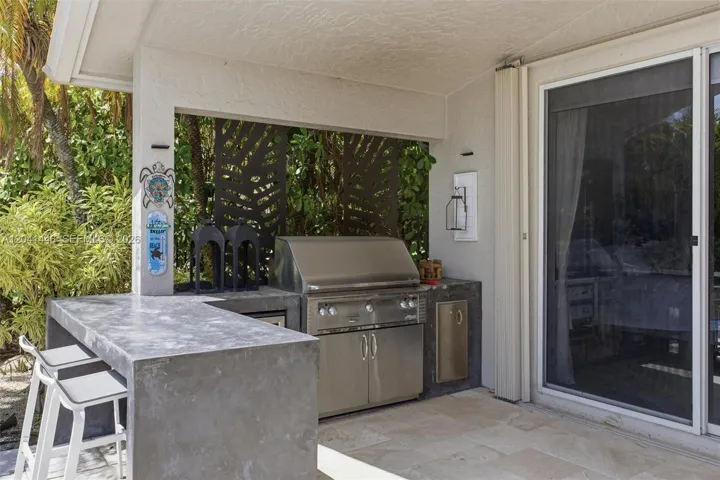 Built-in BBQ