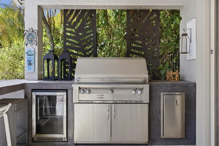 Built-in BBQ
