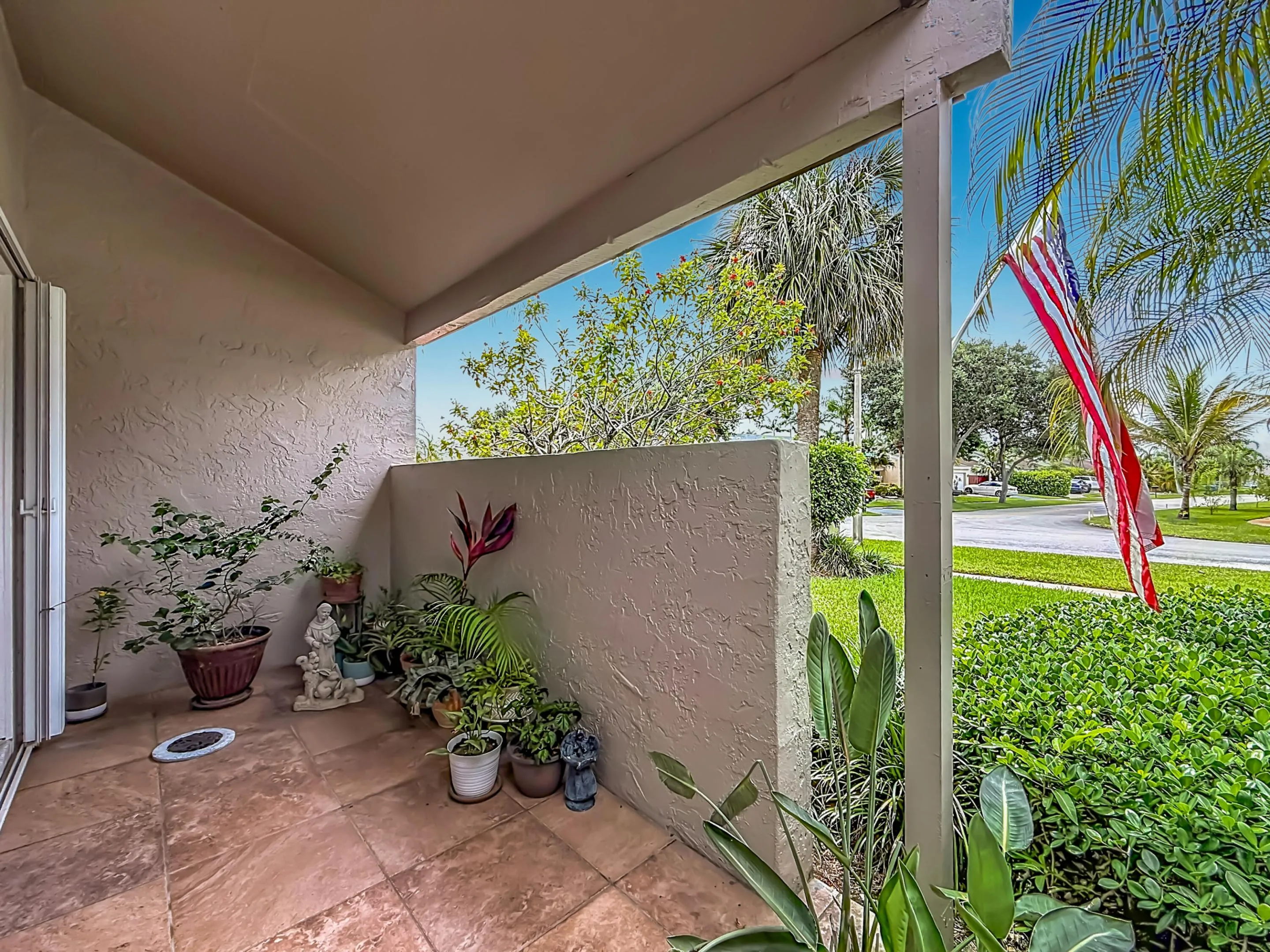 Garden view from family room