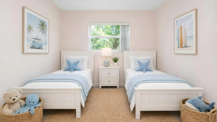 Bedroom - Spacious second bedroom with laminate flooring and lots of natural light.
