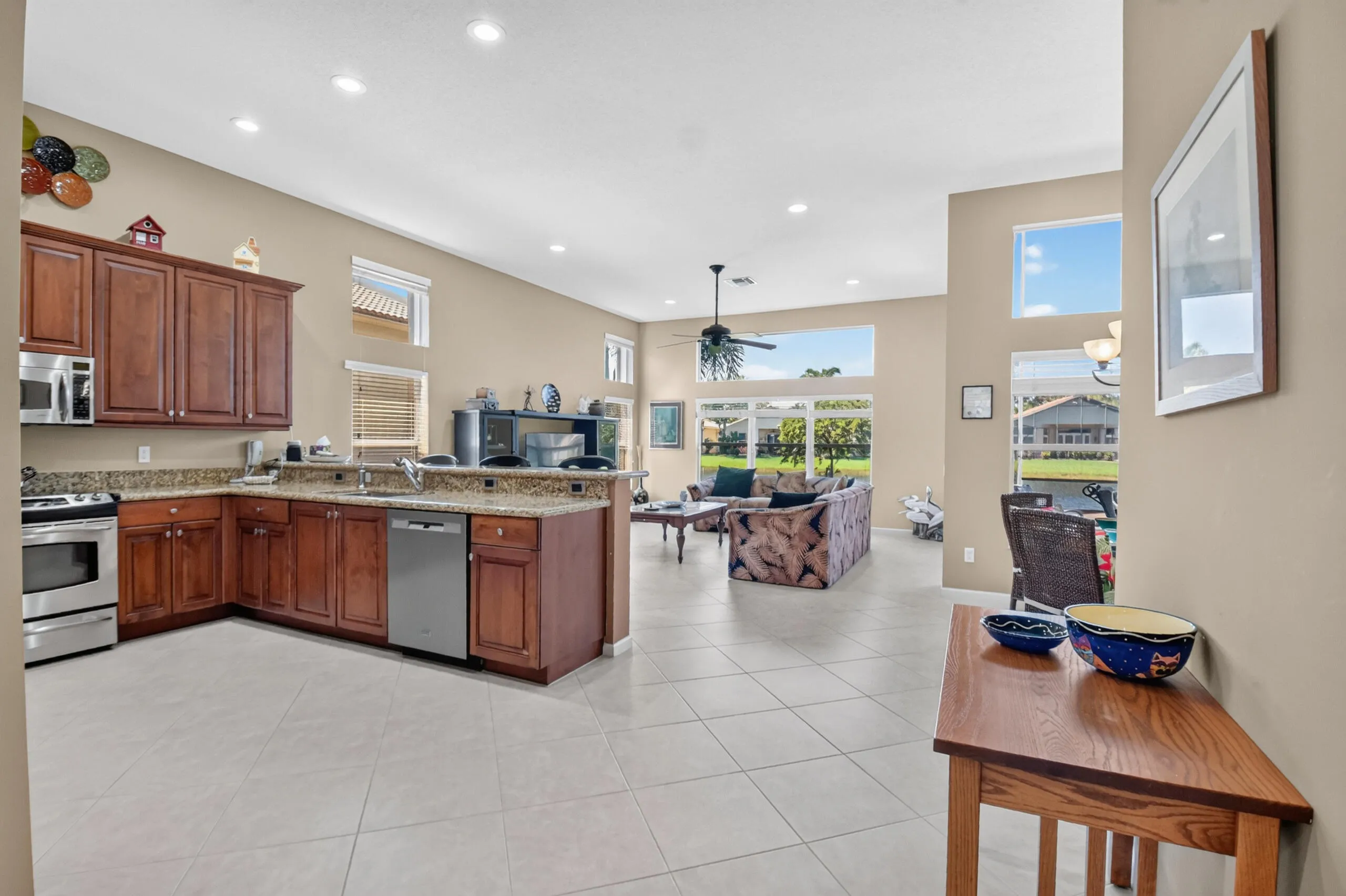 Stainless Steel Appliances & Undermount Sink, Pull-outs, & Abundant Storage.