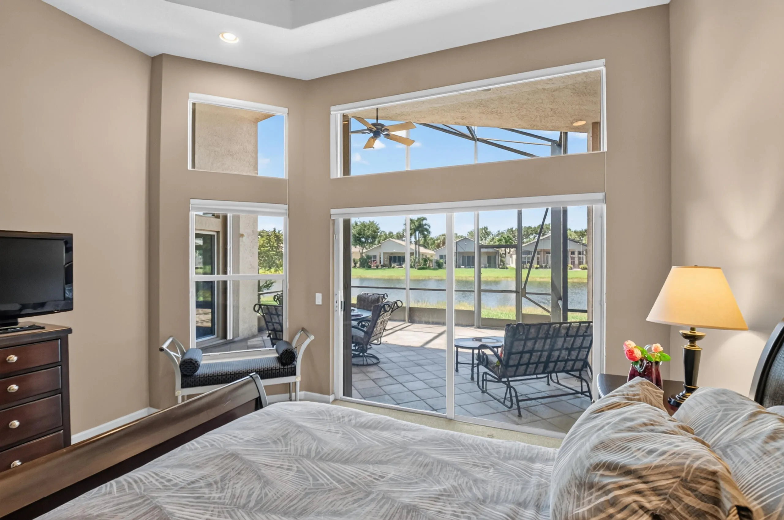 There are solid core doors throughout this lovely home.