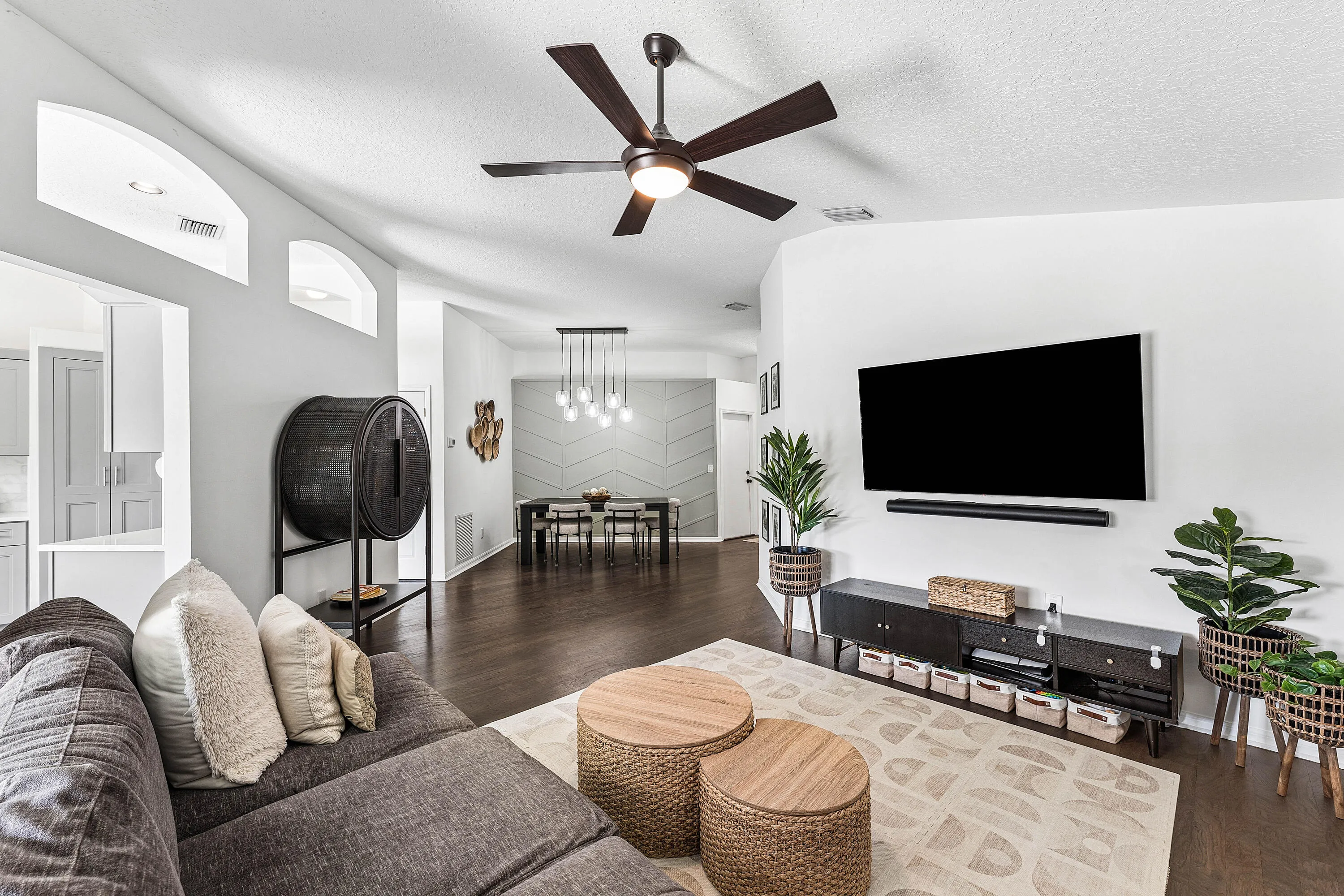 Living and dining room