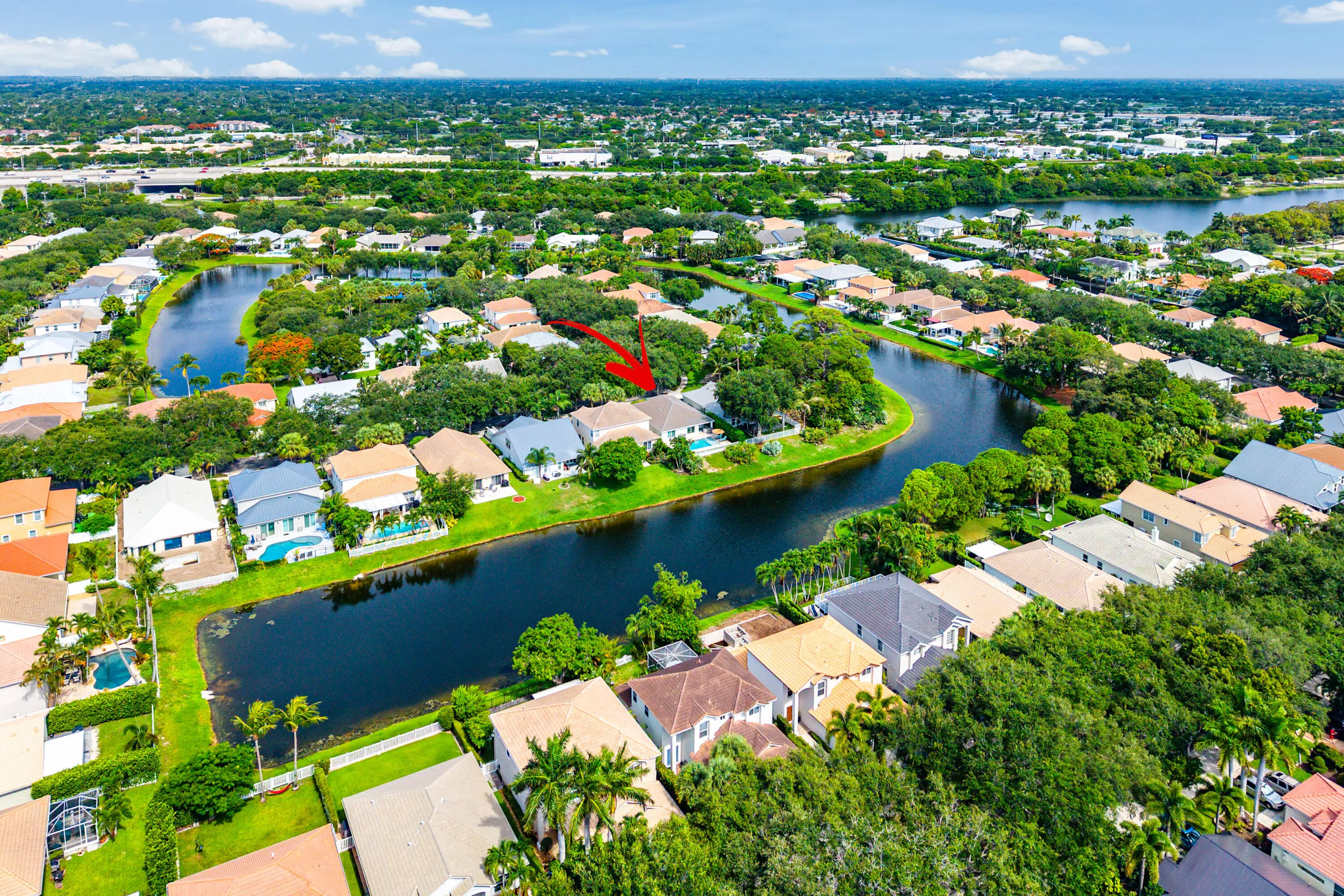 Unobstructed lake view