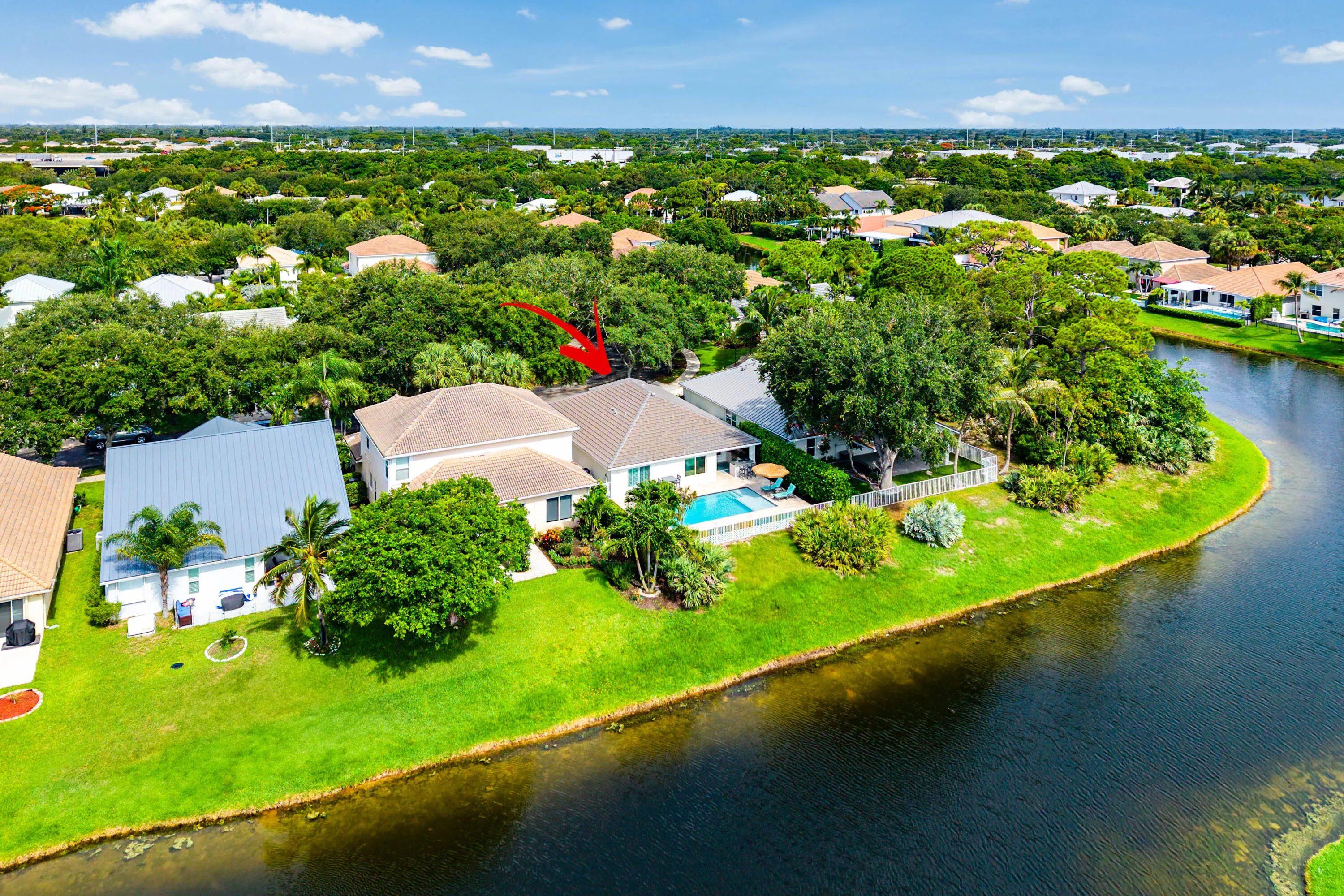 Unobstructed lake view