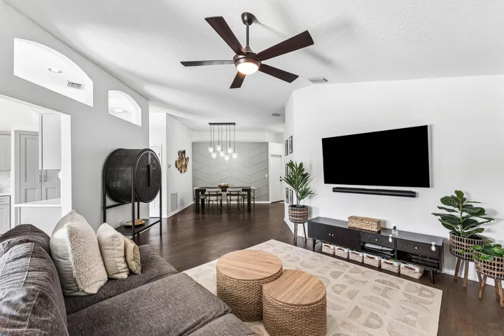 Living and dining room