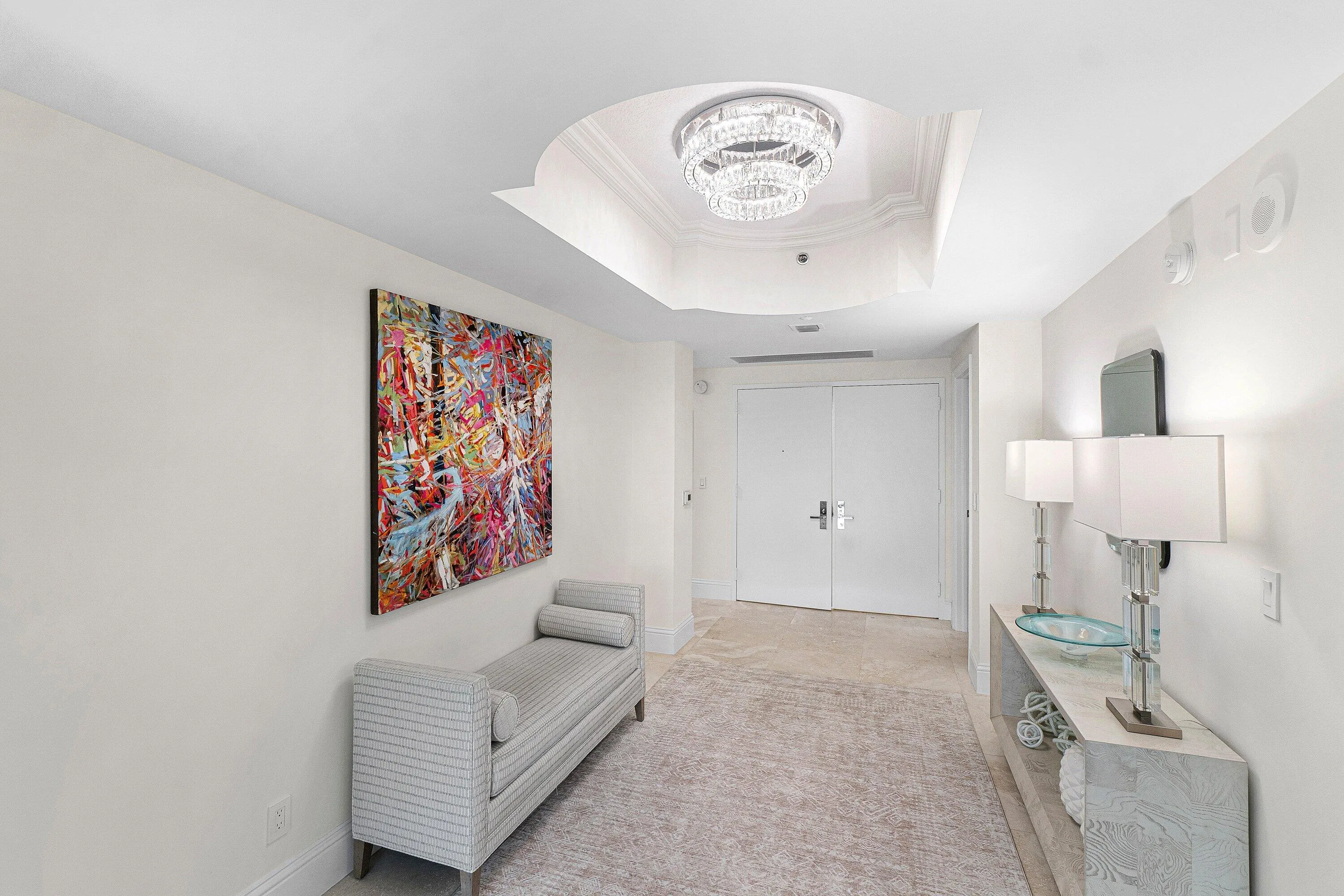 DOUBLE DOOR ENTRANCE FROM YOUR PRIVATE ELEVATOR VESTIBULE
