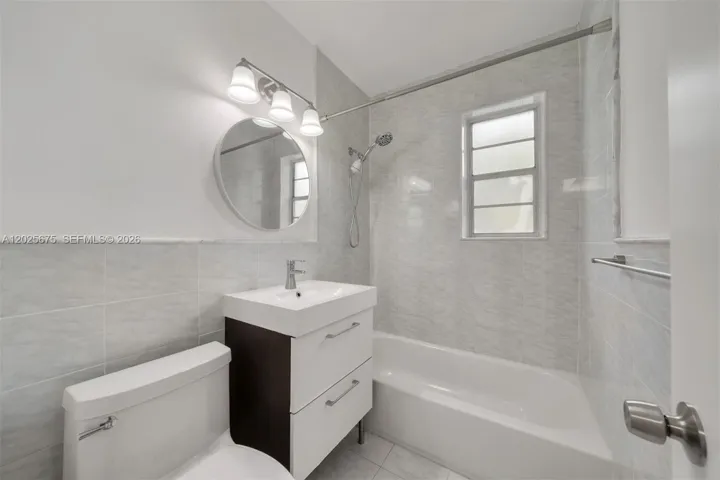 Updated sleek bathroom