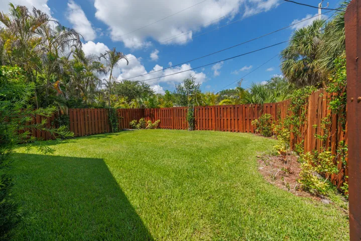 FENCED YARD
