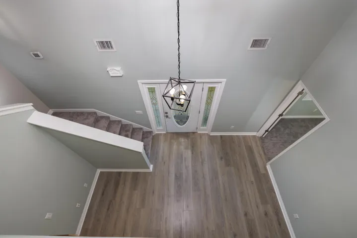 LOOKING DOWN FROM THE LOFT