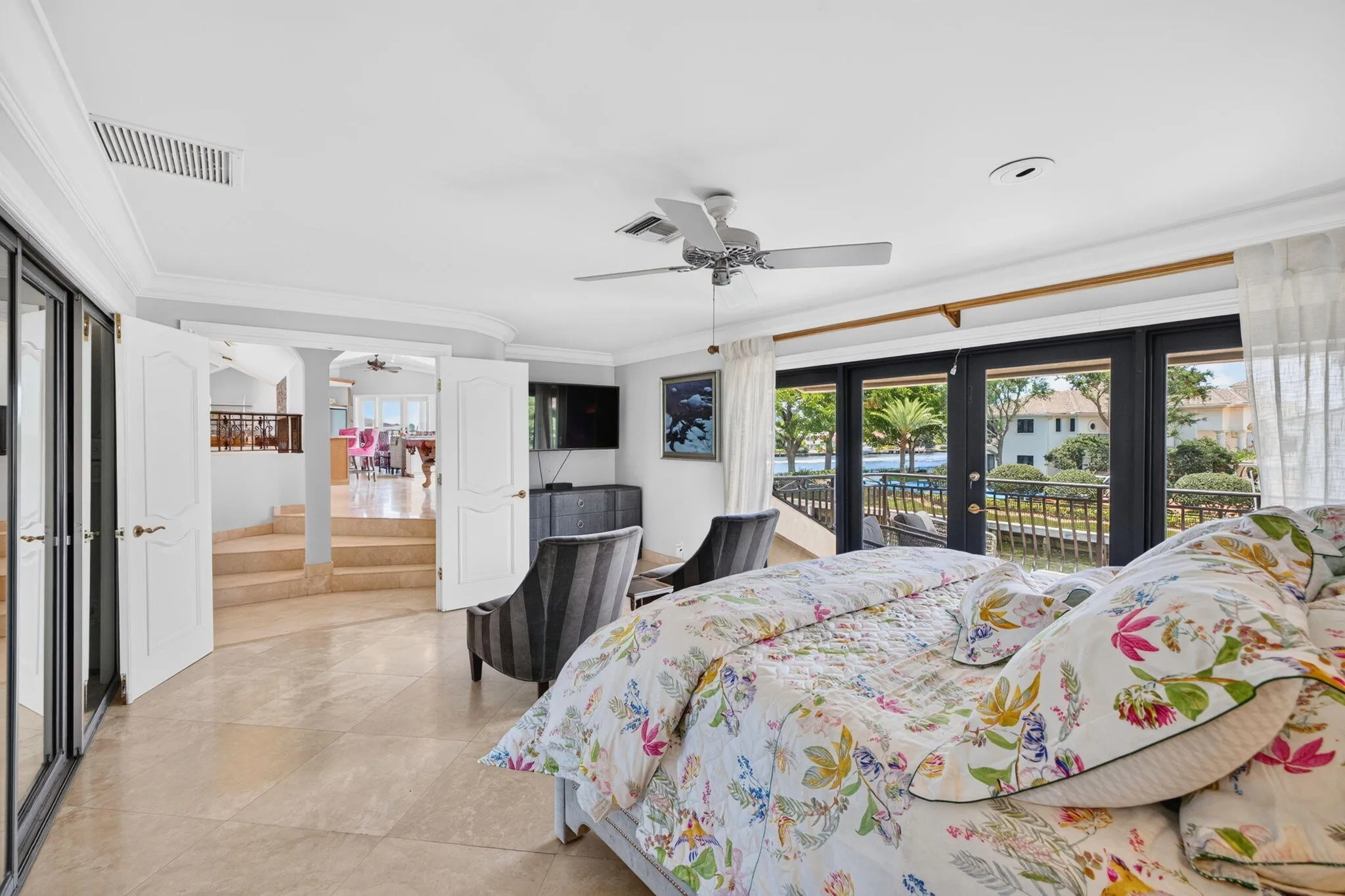 Bedroom with Water Views