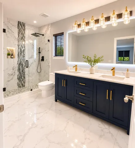Upstairs bathroom
