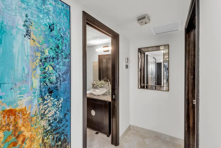 Hallway to Powder Room/Primary