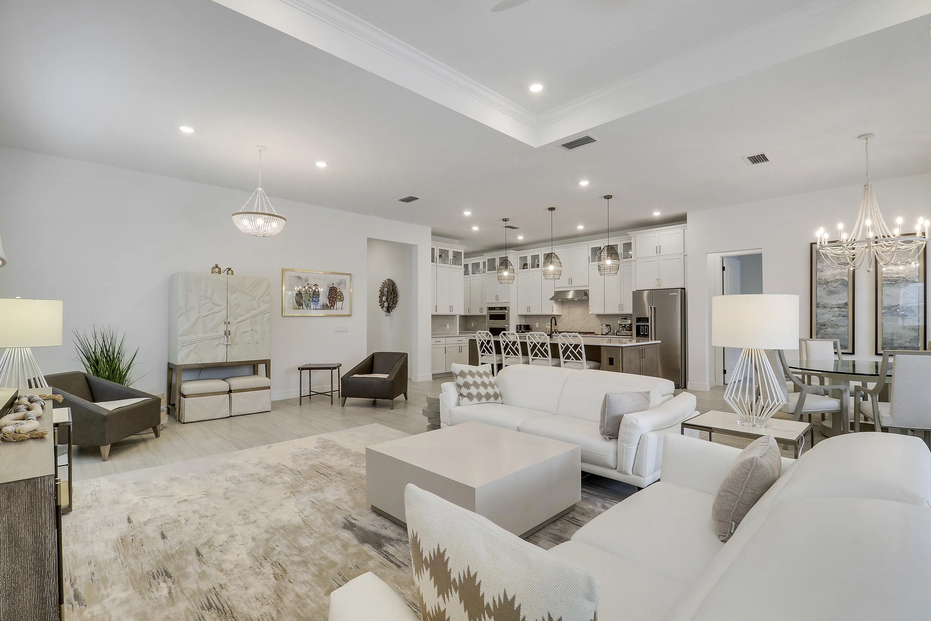 Great Room and Kitchen Area