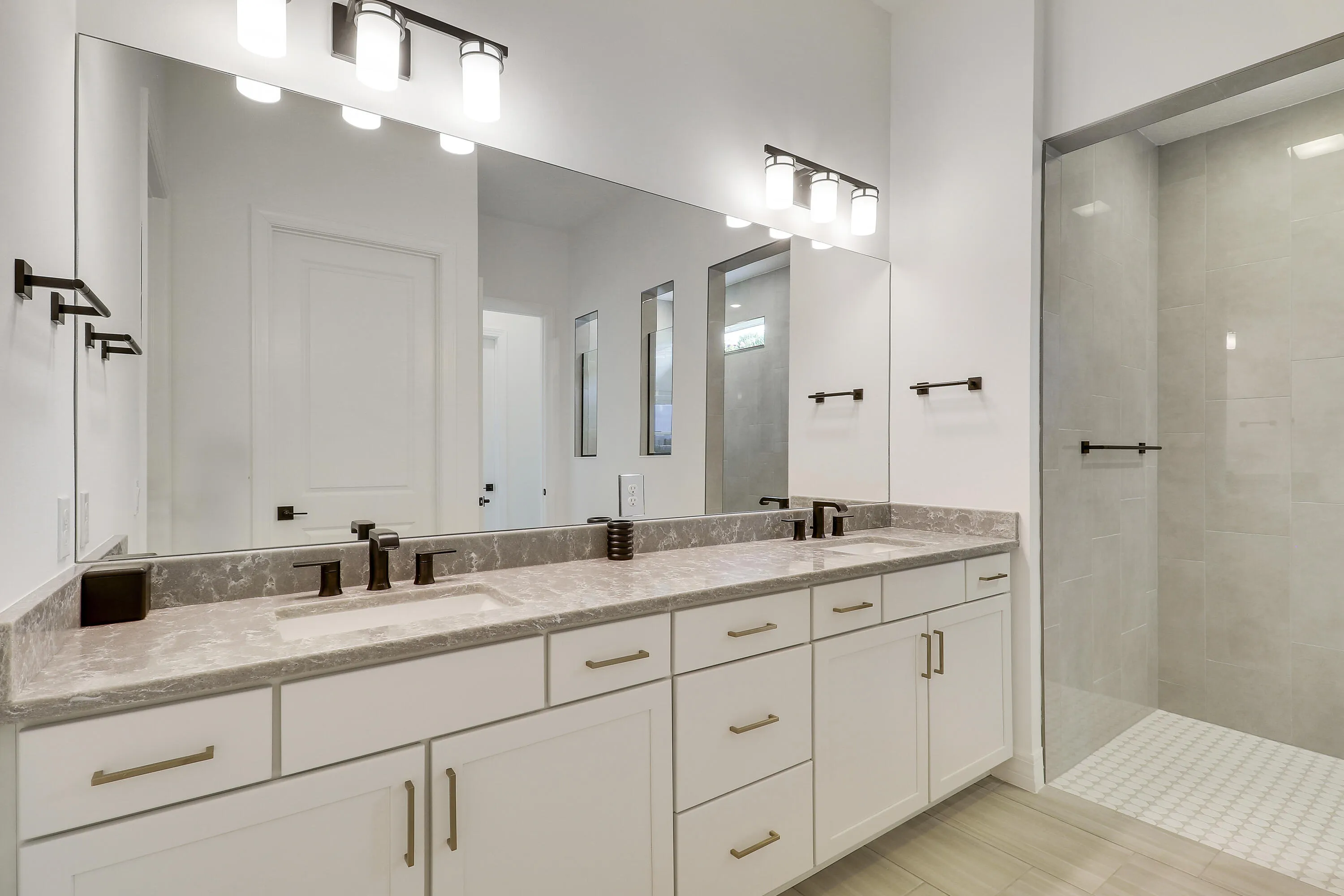 Master Bathroom Dual Vanities