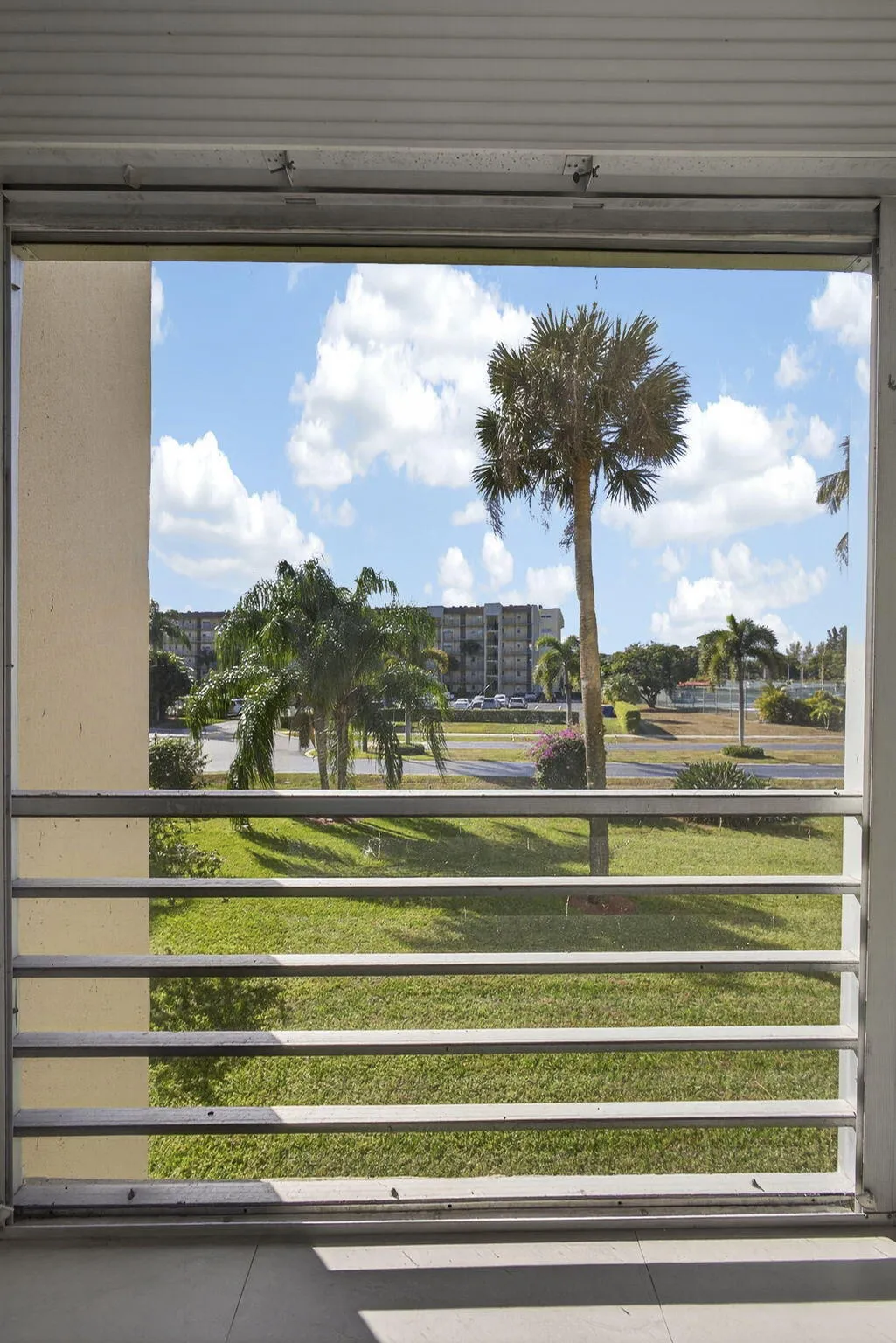 View from balcony facing west