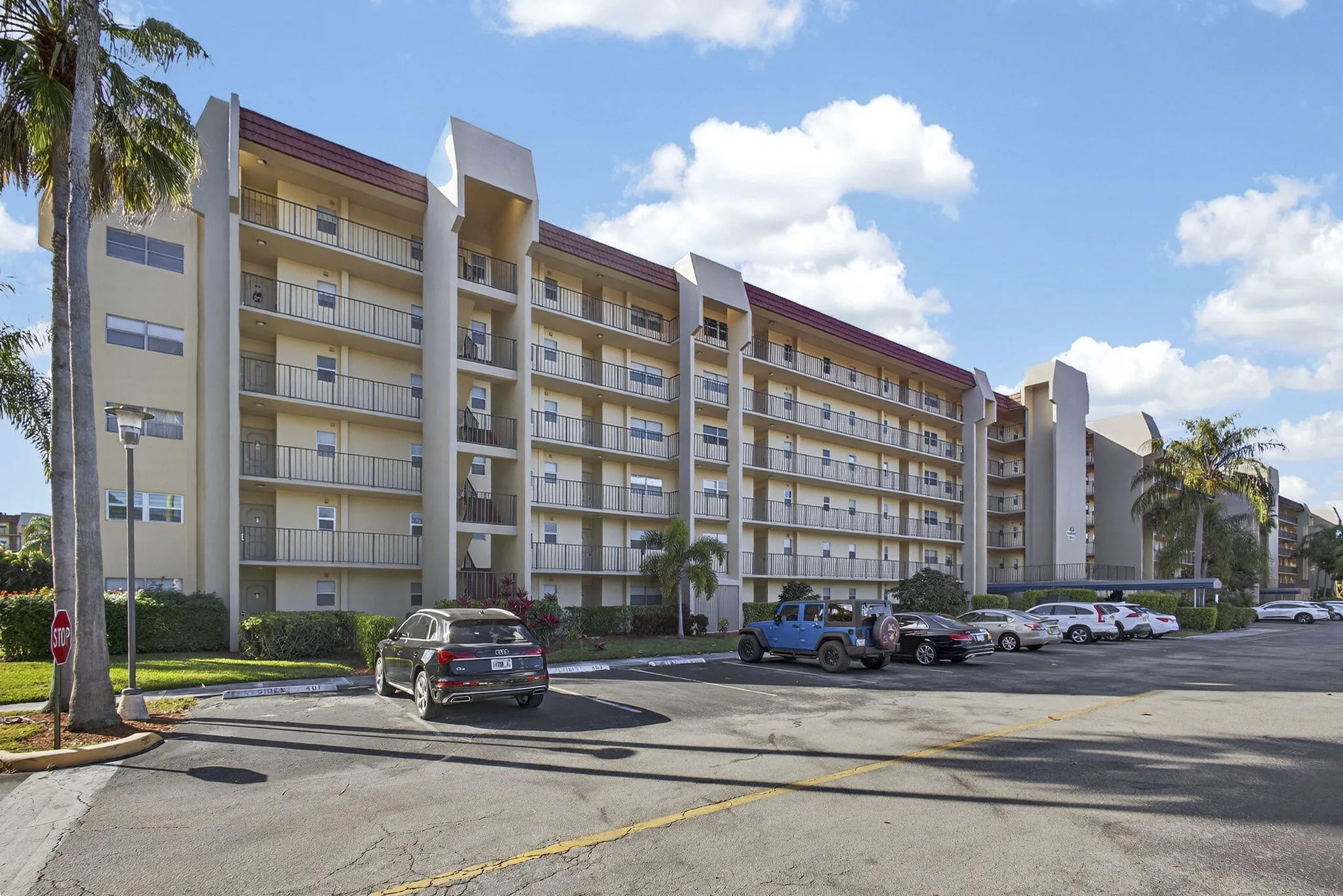 South side View of Margate building facing west